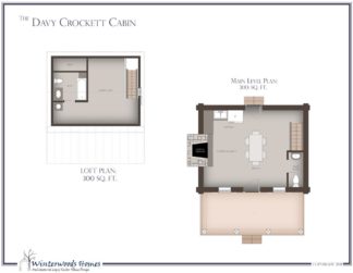 The Davy Crockett Log Cottage-Style House Plan - Winterwoods Homes