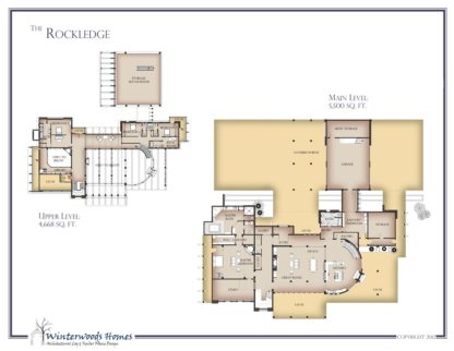 The Rockledge large cabin floorplan