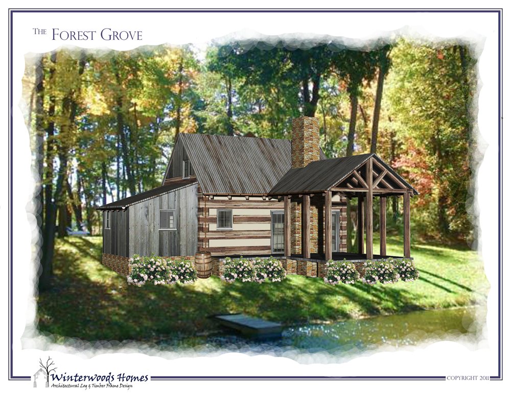The Forest Grove Small Cottage Plan, West Virginia House Plans