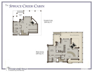 Spruce Creek cabin floorplan
