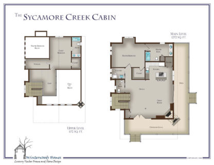 The Sycamore Creek Cabin cottage home plan