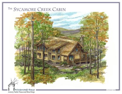 Rendering of the Sycamore Creek Cabin plan