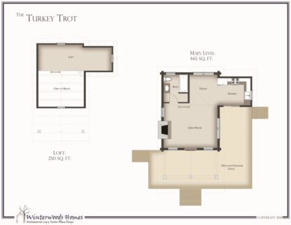 The Turkey Trot cottage home floorplan