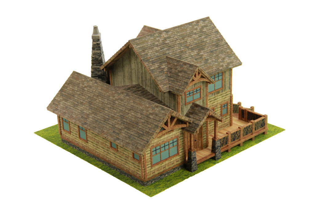 Meadow Creek Cabin 3D Model Winterwoods