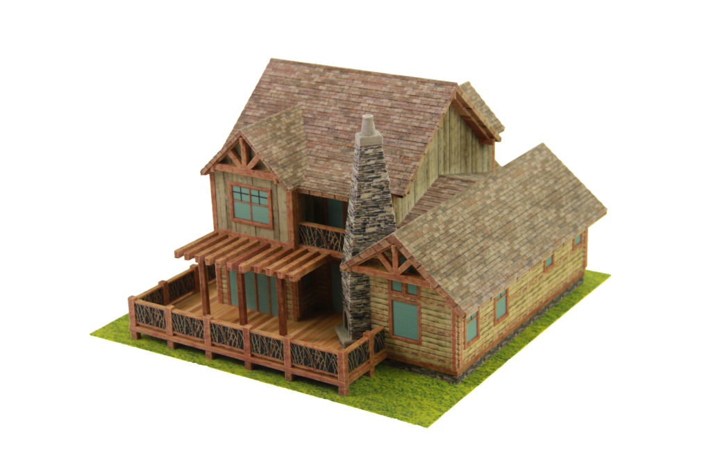 Meadow Creek Cabin 3D Model Winterwoods