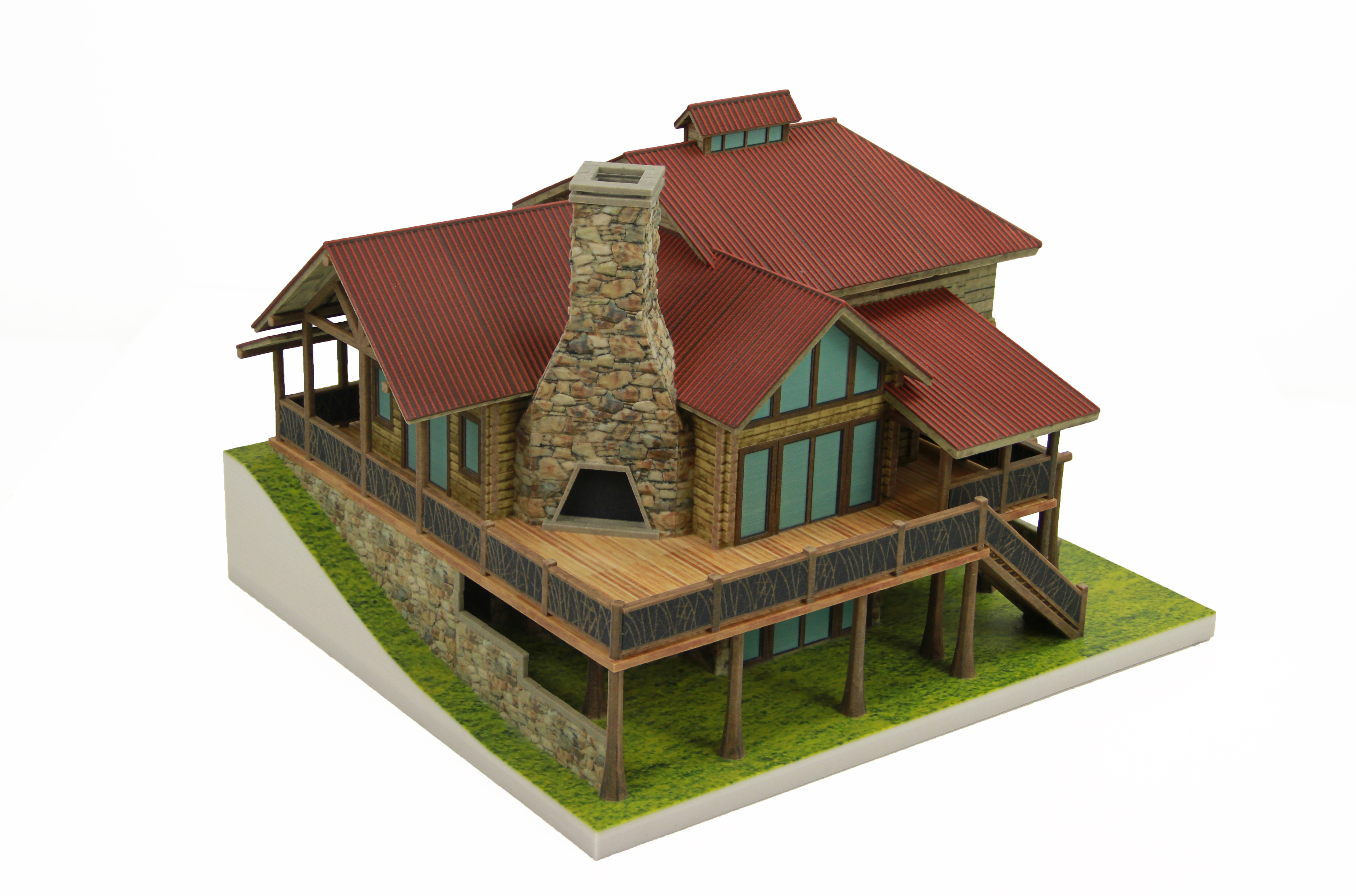 Spruce Creek Cabin 3D Model Winterwoods