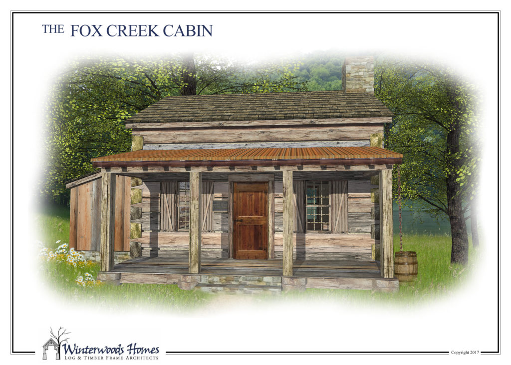 The Fox Creek Cabin Winterwoods